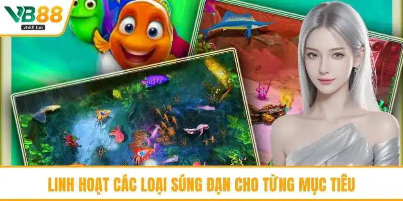 Linh hoạt các loại súng đạn cho từng mục tiêu